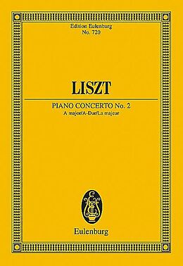 Franz Liszt Notenblätter Konzert A-Dur Nr.2