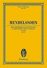 Felix Mendelssohn-Bartholdy Notenblätter Ouvertüre zu Ein Sommernachtstraum op.21