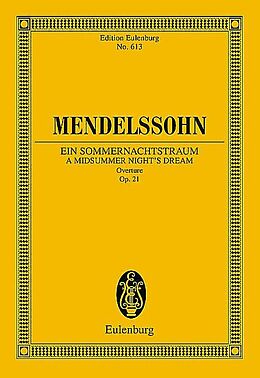 Felix Mendelssohn-Bartholdy Notenblätter Ouvertüre zu Ein Sommernachtstraum op.21