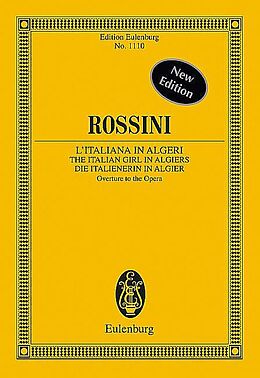 Gioacchino Rossini Notenblätter Ouvertüre zu LItaliana in Algeri