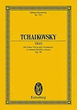 Peter Iljitsch Tschaikowsky Notenblätter Klaviertrio a-Moll op.50
