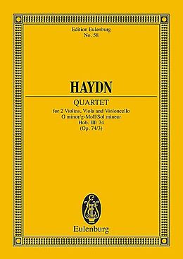 Franz Joseph Haydn Notenblätter Streichquartett g-Moll Nr.74,3