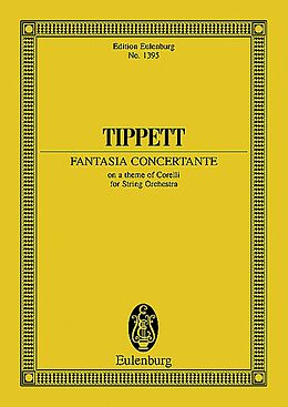 Michael Tippett Notenblätter Fantasia concertante über ein Thema von Corelli