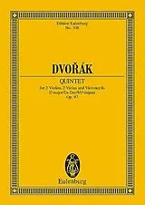 Antonin Leopold Dvorak Notenblätter Streichquintett Es-Dur op.97