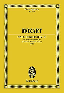 Wolfgang Amadeus Mozart Notenblätter Konzert d-Moll KV466