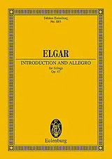 Edward Elgar Notenblätter Introduction and allegro op.47
