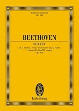 Ludwig van Beethoven Notenblätter SEXTETT ES-DUR OP.81B FUER