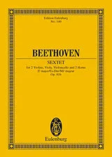 Ludwig van Beethoven Notenblätter Sextett Es-Dur op.81B