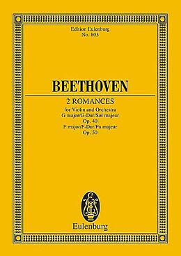 Ludwig van Beethoven Notenblätter Romanzen G-Dur op.40 und F-Dur op.50