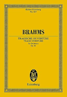 Johannes Brahms Notenblätter Tragische Overtüre d-Moll op.81