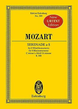 Wolfgang Amadeus Mozart Notenblätter Serenade c-Moll Nr.12 KV388