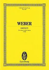 Carl Maria von Weber Notenblätter Ouverture zur Oper Oberon