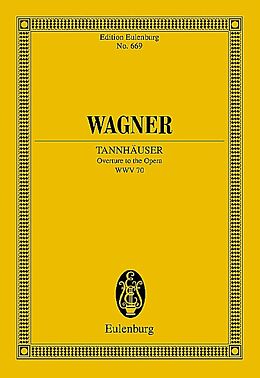 Richard Wagner Notenblätter Tannhäuser Ouvertüre