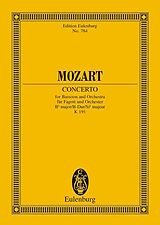 Wolfgang Amadeus Mozart Notenblätter KONZERT B-DUR KV191