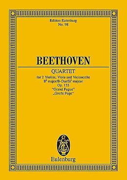 Ludwig van Beethoven Notenblätter Fuge B-Dur op.133