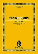 Felix Mendelssohn-Bartholdy Notenblätter Ruy Blas op.95 Ouvertüre