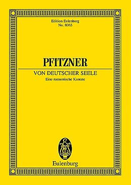 Hans Pfitzner Notenblätter Von deutscher Seele op.28