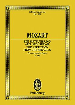 Wolfgang Amadeus Mozart Notenblätter Die Entführung aus dem Serail - Ouvertüre