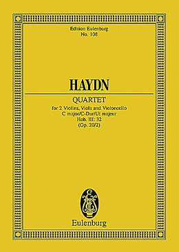 Franz Joseph Haydn Notenblätter Streichquartett C-Dur op.20,2 Hob.III-32