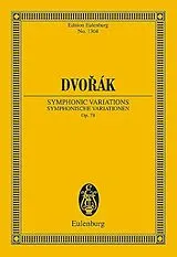 Antonin Leopold Dvorak Notenblätter Symphonic variations op.78