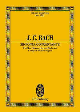 Johann Christian Bach Notenblätter Sinfonia concertante in f Major