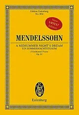 Felix Mendelssohn-Bartholdy Notenblätter A Midsummer Nights Dream op.61