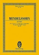 Felix Mendelssohn-Bartholdy Notenblätter Oktett Es-Dur op.20