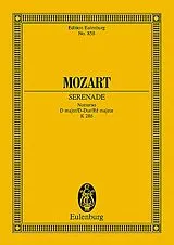 Wolfgang Amadeus Mozart Notenblätter Serenade notturno D-Dur KV286