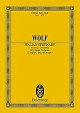 Hugo Wolf Notenblätter Italienische Serenade G-Dur