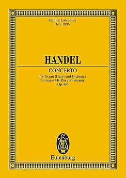 Georg Friedrich Händel Notenblätter Konzert B-Dur op.4,6