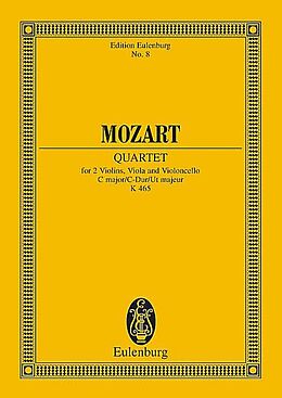 Wolfgang Amadeus Mozart Notenblätter Streichquartett C-Dur KV465