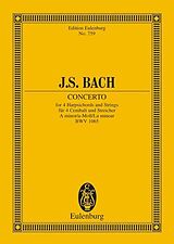 Johann Sebastian Bach Notenblätter Konzert a-Moll BWV1065