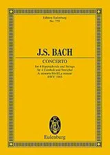 Johann Sebastian Bach Notenblätter Konzert a-Moll BWV1065