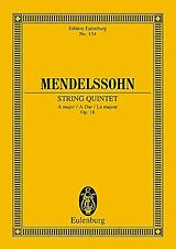 Felix Mendelssohn-Bartholdy Notenblätter Streichquintett A-Dur op.18