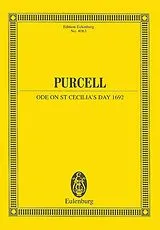 Henry Purcell Notenblätter Ode on St Cecilias Day 1692 Z328
