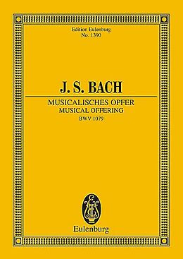 Johann Sebastian Bach Notenblätter Musikalisches Opfer