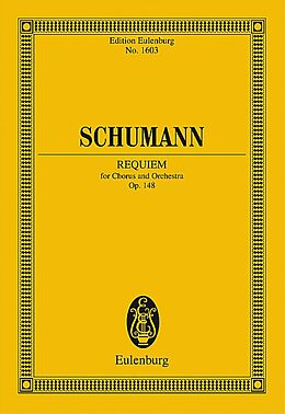 Robert Schumann Notenblätter Requiem op.148