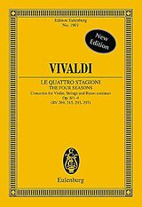 Antonio Vivaldi Notenblätter Le Quattro Stagioni op.8,1-4 (Die vier Jahreszeiten)