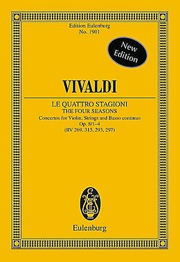 Antonio Vivaldi Notenblätter Le Quattro Stagioni op.8,1-4 (Die vier Jahreszeiten)