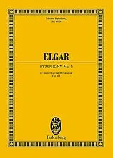 Edward Elgar Notenblätter Sinfonie Nr.2