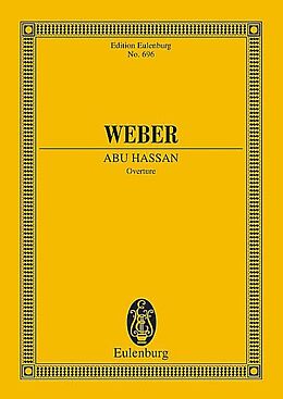 Carl Maria von Weber Notenblätter Abu Hassan Ouvertüre