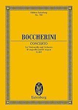 Luigi Boccherini Notenblätter Concerto B flat major