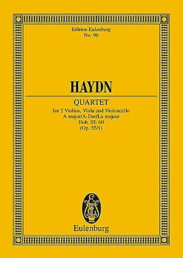 Franz Joseph Haydn Notenblätter Streichquartett A-Dur op.55,1 Hob.III-60