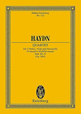 Franz Joseph Haydn Notenblätter Streichquartett fis-Moll op.50,4 Hob.III-47