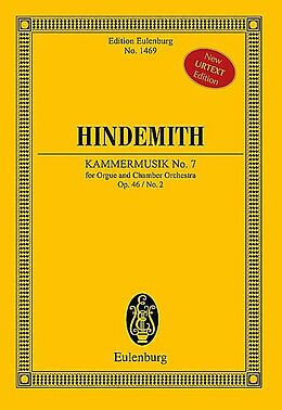 Paul Hindemith Notenblätter Kammermusik Nr.7