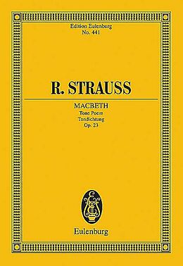 Richard Strauss Notenblätter Macbeth op.23