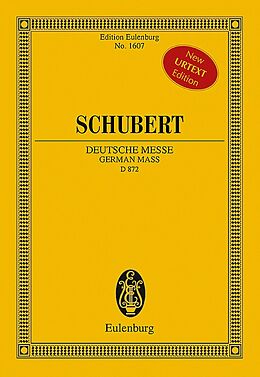 Franz Schubert Notenblätter Deutsche Messe D872