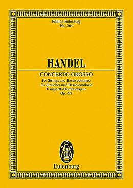 Georg Friedrich Händel Notenblätter Concerto grosso F-Dur op.6,2