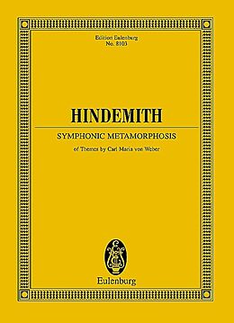 Paul Hindemith Notenblätter Symphonic Metamorphosis of Themes by Carl Maria von Weber