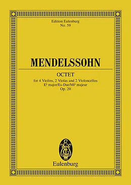 E-Book (pdf) Octet Eb major von Felix Mendelssohn Bartholdy